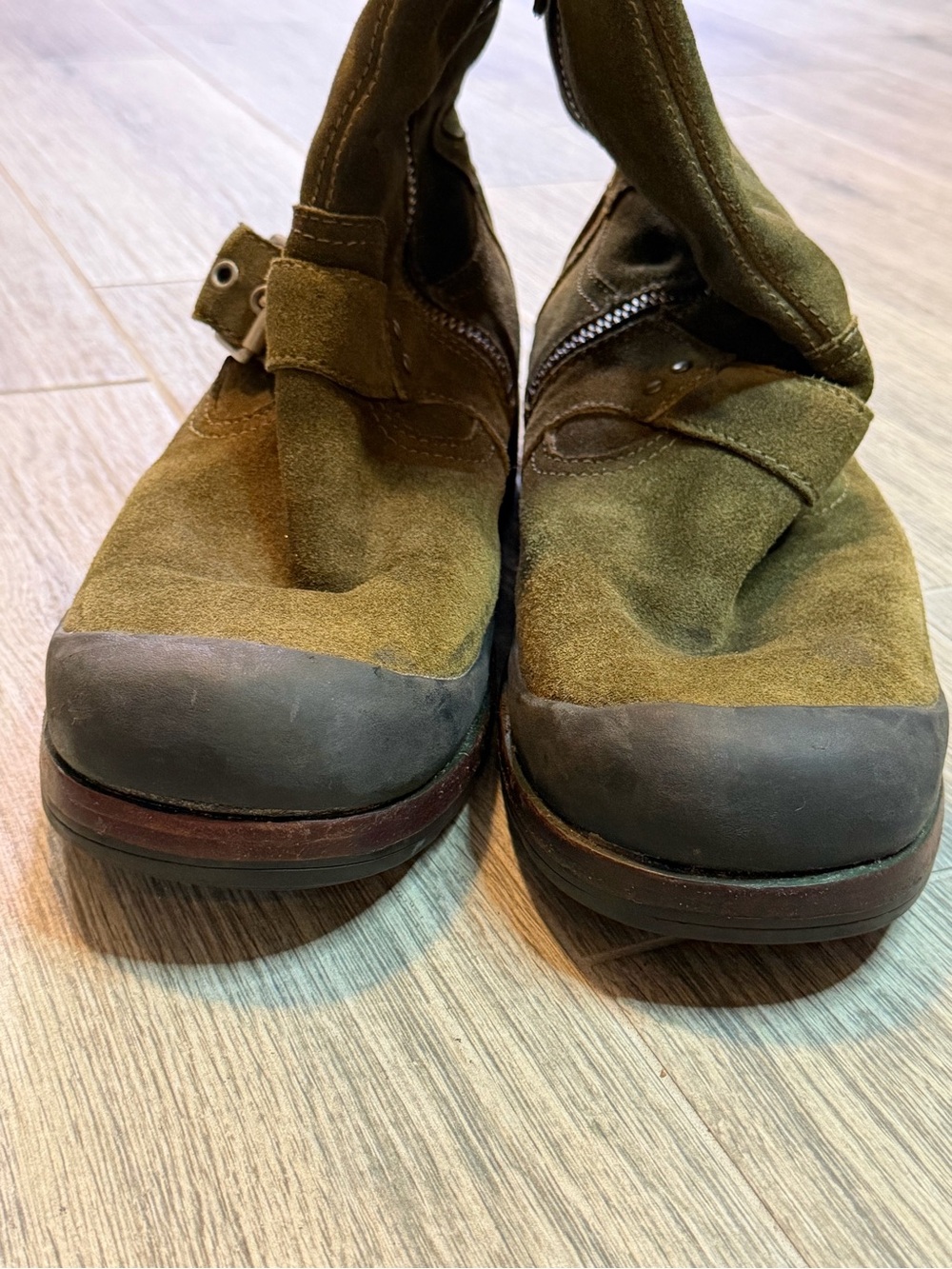 UGG Australia Men Boots Waterproof Work Winter Suede Green Black Size USA 12 - Picture 3 of 11